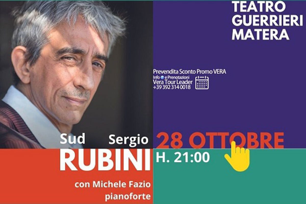 SERGIO RUBINI in "SUD" a Matera: Un'Esperienza Unica di Reading e Musica